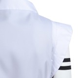 Costume de cosplay de Ryomen Sukuna en costume de kung-fu blanc pour Halloween et carnaval