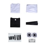 Costume de cosplay de Ryomen Sukuna en costume de kung-fu blanc pour Halloween et carnaval
