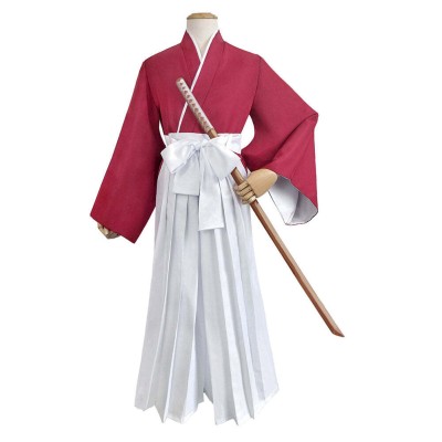 Rurouni Kenshin Kenshin Himura Kimono Festival Party Cosplay Costume Halloween Carnival Outfit