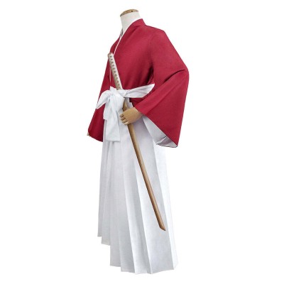 Rurouni Kenshin Kenshin Himura Kimono Festival Party Cosplay Costume Halloween Carnival Outfit