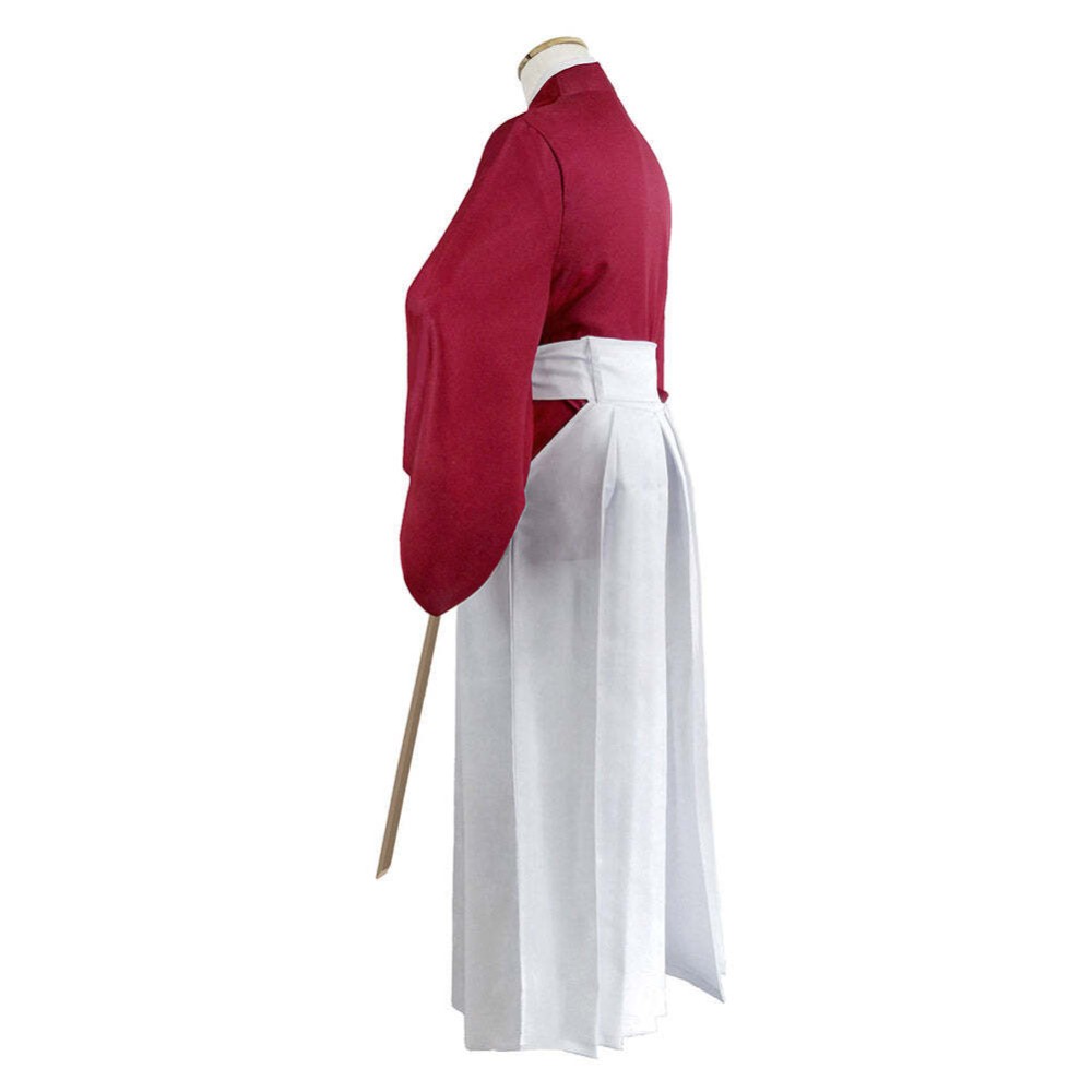Rurouni Kenshin Kenshin Himura Kimono Festival Party Cosplay Costume Halloween Carnival Outfit