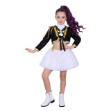 Rumi Kids Children Golden Stage Cosplay Costume Halloween Carnival Outfit