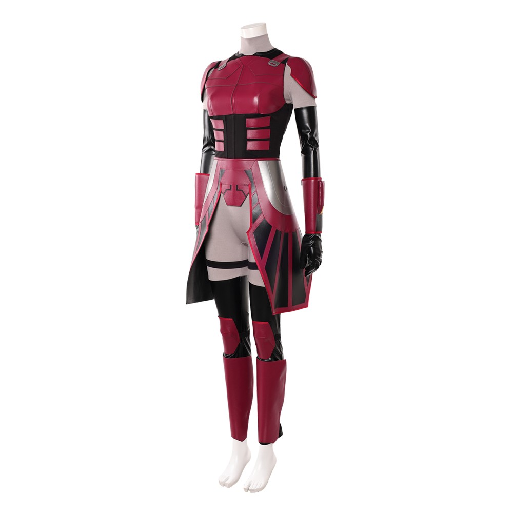 Rook Kast Women Red Cosplay Costume Halloween Carnival Outfit