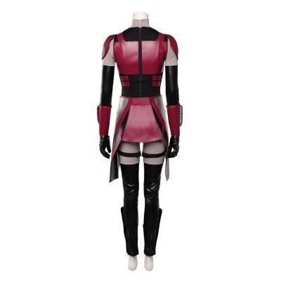 Rook Kast Women Red Cosplay Costume Halloween Carnival Outfit