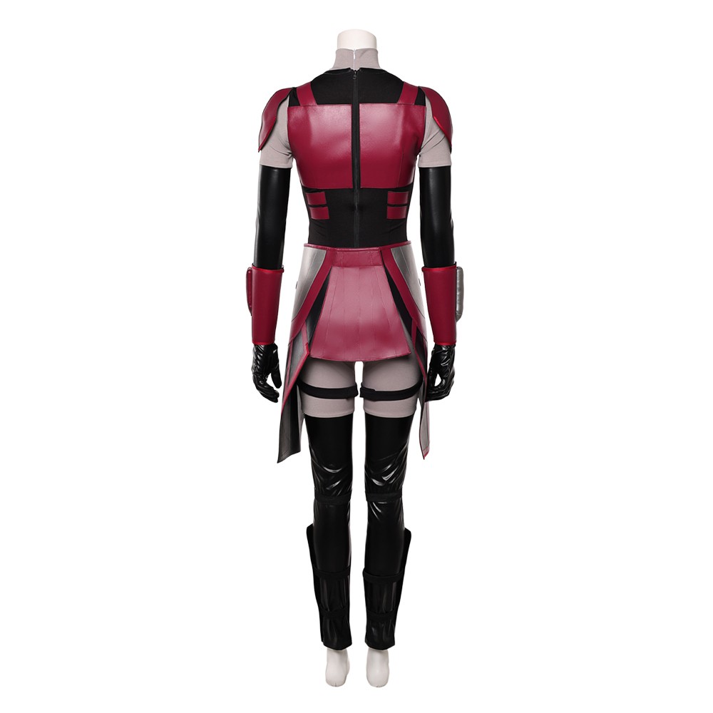 Rook Kast Women Red Cosplay Costume Halloween Carnival Outfit
