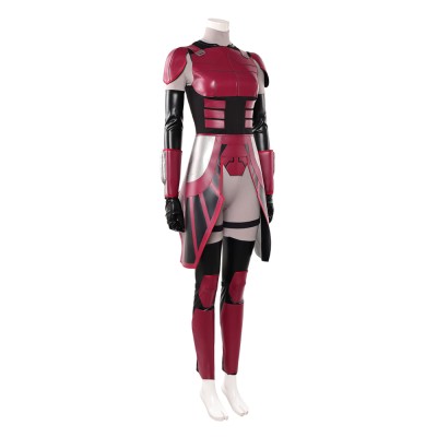 Rook Kast Women Red Cosplay Costume Halloween Carnival Outfit