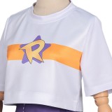 Roco Kingdom Roco Femmes Costume de Cosplay Blanc et Violet Tenue de Halloween Carnaval