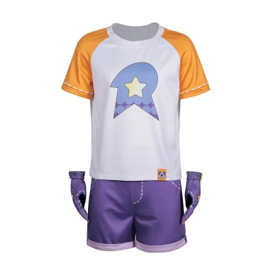 Roco Kingdom Roco Costume de Cosplay Blanc et Violet Tenue de Halloween Carnaval