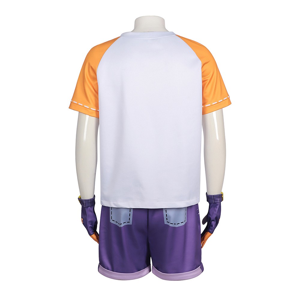 Roco Kingdom Roco Costume de Cosplay Blanc et Violet Tenue de Halloween Carnaval