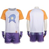 Roco Kingdom Roco Costume de Cosplay Blanc et Violet Tenue de Halloween Carnaval