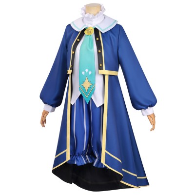 Roco Kingdom Louis Women Blue Cosplay Costume Halloween Carnival Outfit