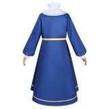 Roco Kingdom Louis Women Blue Cosplay Costume Halloween Carnival Outfit