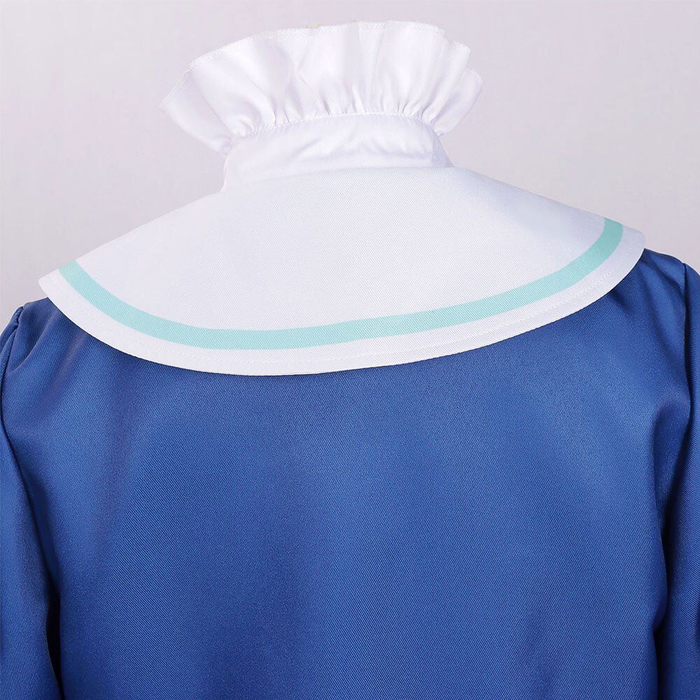 Roco Kingdom Louis Women Blue Cosplay Costume Halloween Carnival Outfit