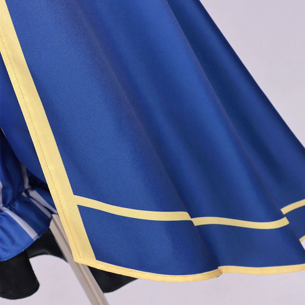 Roco Kingdom Louis Women Blue Cosplay Costume Halloween Carnival Outfit