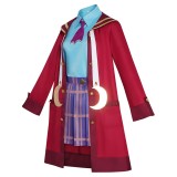 Roco Kingdom Freya Women Red Cosplay Costume Halloween Carnival Outfit