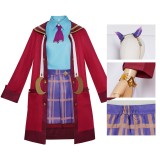 Roco Kingdom Freya Women Red Cosplay Costume Halloween Carnival Outfit