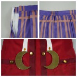 Roco Kingdom Freya Women Red Cosplay Costume Halloween Carnival Outfit