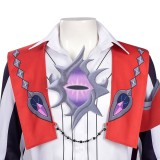 Roco Kingdom : Costume de cosplay Enzo rouge et violet pour Halloween et carnaval