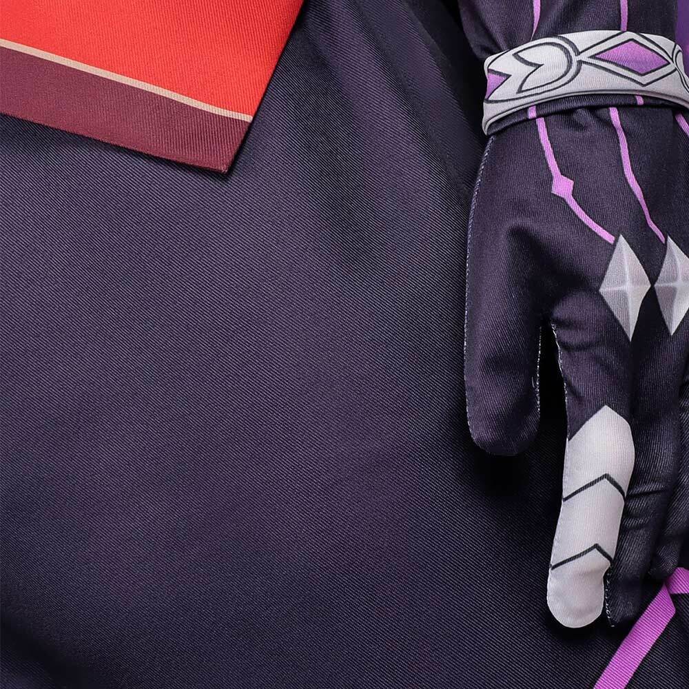 Roco Kingdom : Costume de cosplay Enzo rouge et violet pour Halloween et carnaval