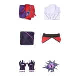 Roco Kingdom : Costume de cosplay Enzo rouge et violet pour Halloween et carnaval