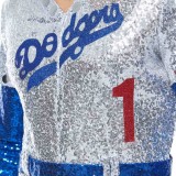 Rocketman Elton John Dodgers Baseball Uniform Suit Cosplay Costume Halloween Carnival