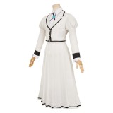 Rock Is a Lady‘s Modesty White School Uniform Cosplay Costume Halloween Carnival Outfit
