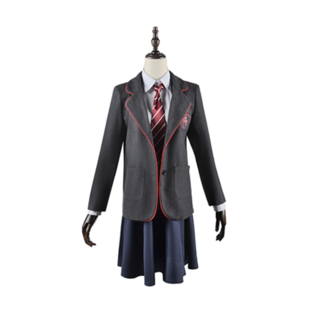 Roald Dahl's Matilda the Musical Matilda Wormwood School Uniform Suit Cosplay Costume Halloween Carnival Outfit