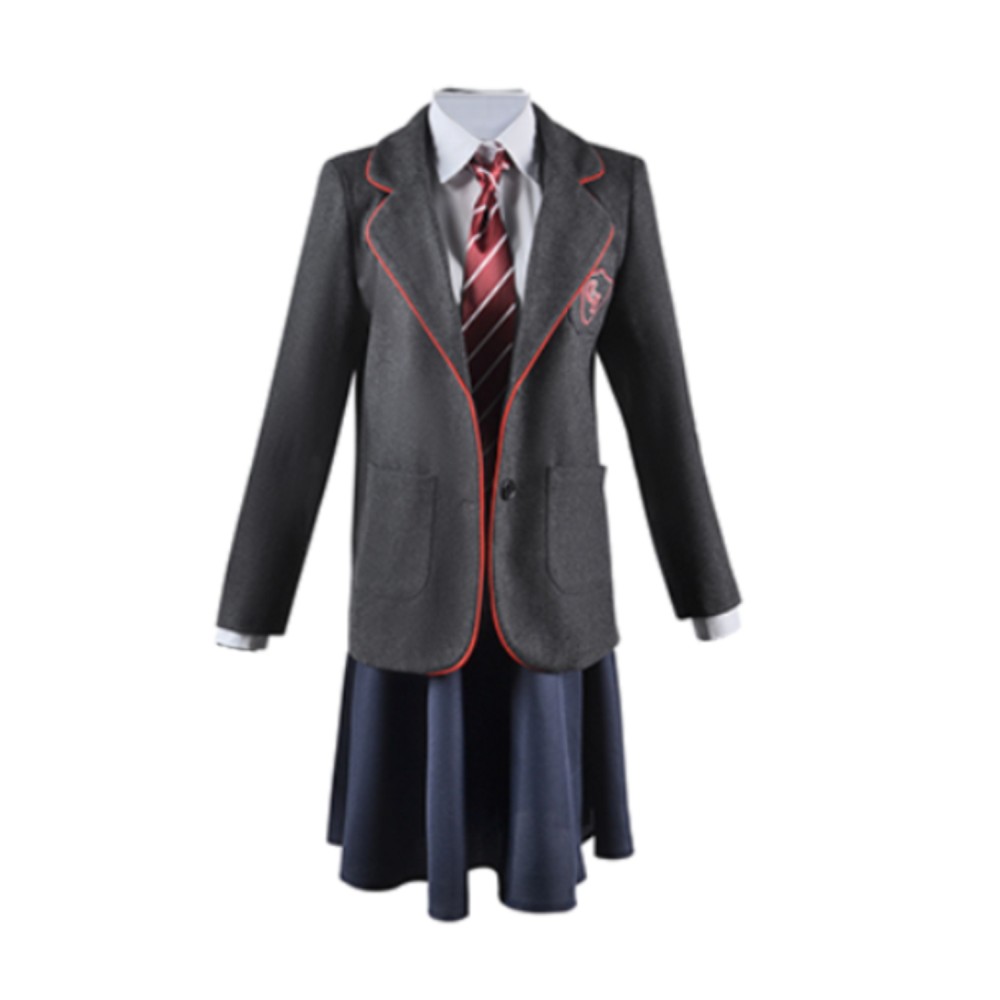Roald Dahl's Matilda the Musical Matilda Wormwood School Uniform Suit Cosplay Costume Halloween Carnival Outfit