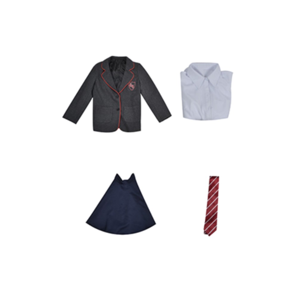 Roald Dahl's Matilda the Musical Matilda Wormwood School Uniform Suit Cosplay Costume Halloween Carnival Outfit