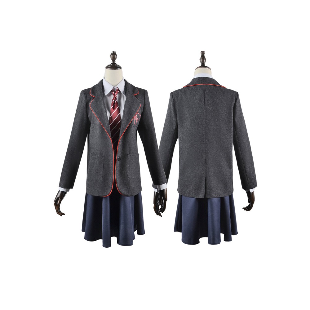 Roald Dahl's Matilda the Musical Matilda Wormwood School Uniform Suit Cosplay Costume Halloween Carnival Outfit
