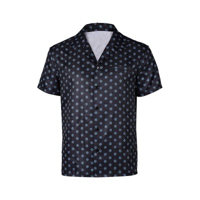 Road House 2024 Dalton Printed Black Shirt Suit Cosplay Costume Halloween Carnival Outfit