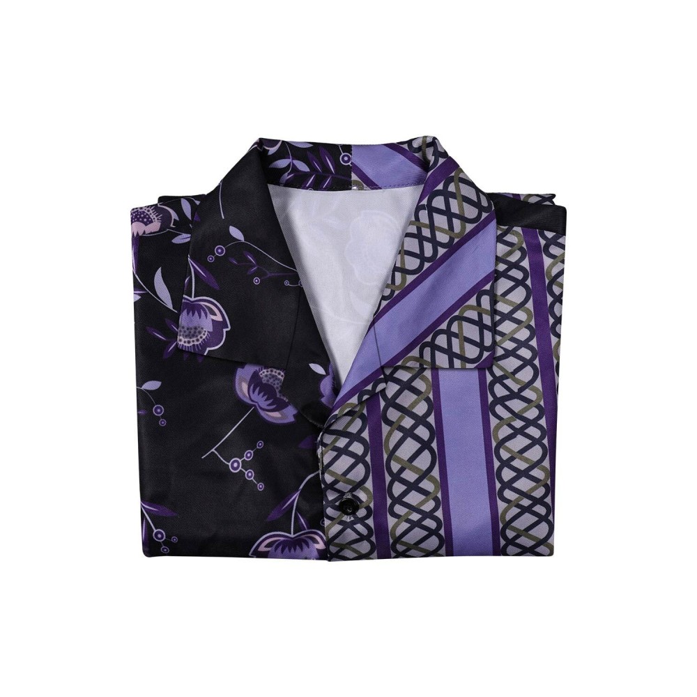 Road House 2024 Knox T-shirt imprimé violet &nbsp;&nbsp; Costume de cosplay pour Halloween et carnaval