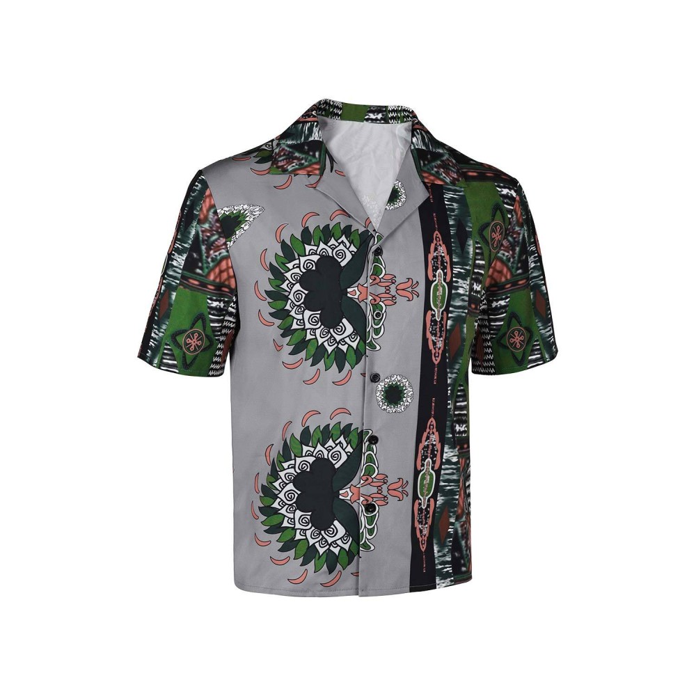 Road House 2024 Dalton Short Sleeve Printed Shirt Suit Cosplay Costume Halloween Carnival Outfit
