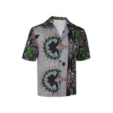 Road House 2024 Dalton Short Sleeve Printed Shirt Suit Cosplay Costume Halloween Carnival Outfit