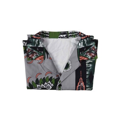 Road House 2024 Dalton Short Sleeve Printed Shirt Suit Cosplay Costume Halloween Carnival Outfit