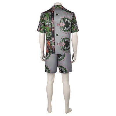 Road House 2024 Dalton Ensemble de vêtements de sport imprimé à manches courtes pour la plage Costume de cosplay pour Halloween Carnaval