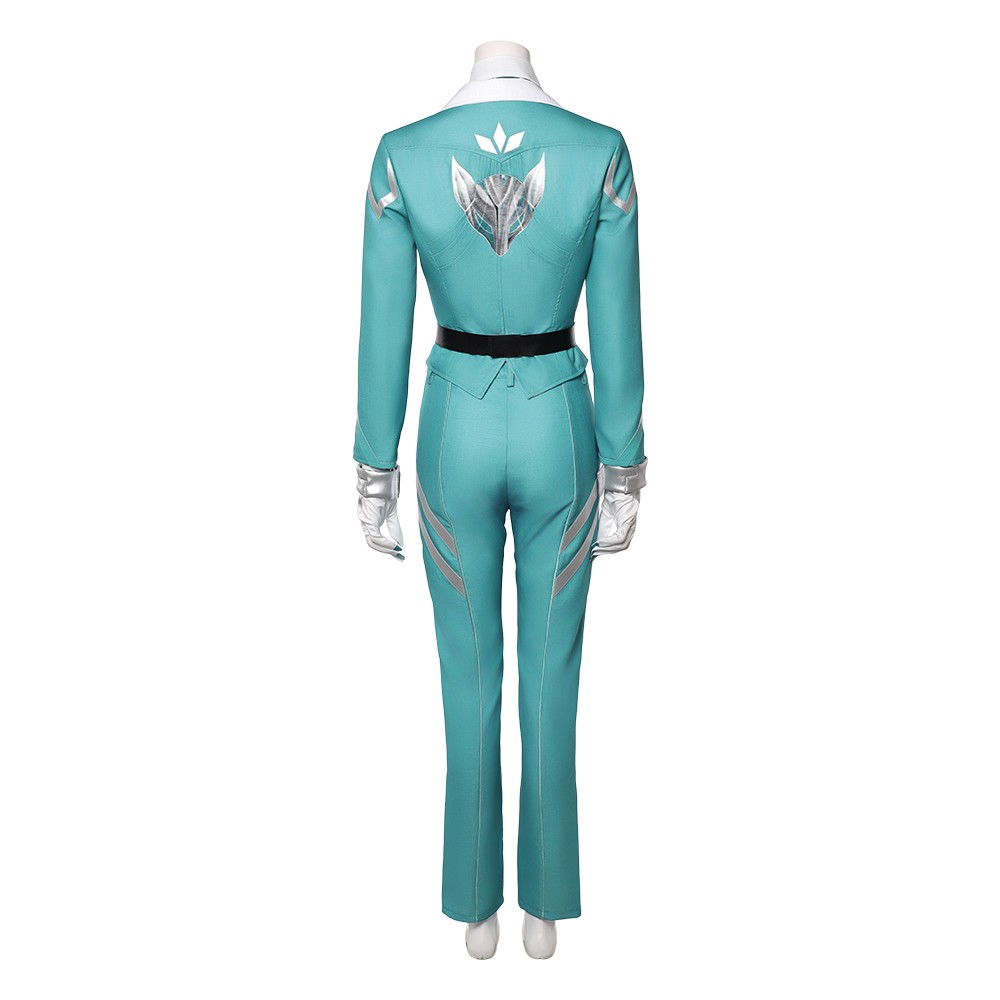 Rivals White Fox Women Blue Suit Cosplay Costume Halloween Carnival Outfit