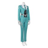 Rivals White Fox Women Blue Suit Cosplay Costume Halloween Carnival Outfit