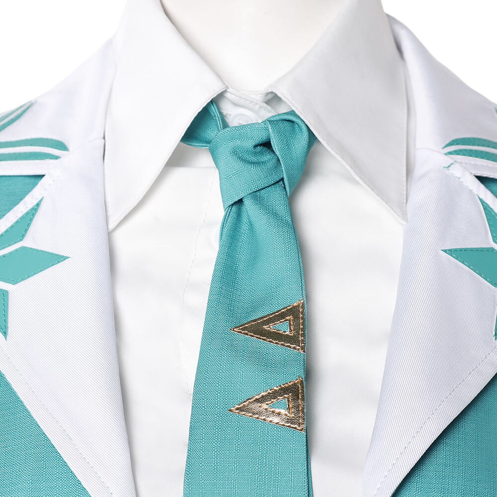 Rivals White Fox Women Blue Suit Cosplay Costume Halloween Carnival Outfit
