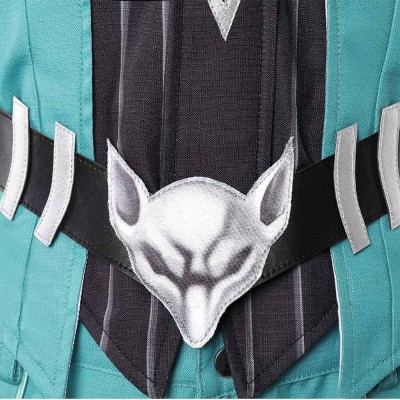 Rivals White Fox Women Blue Suit Cosplay Costume Halloween Carnival Outfit