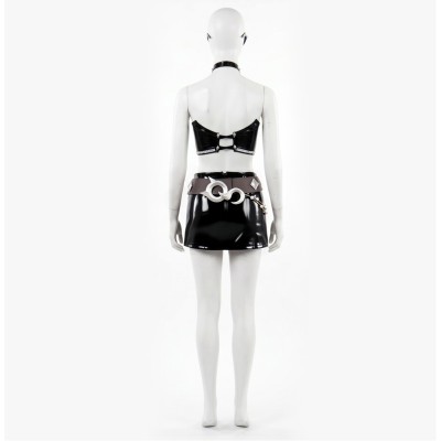 Rivals Urban Predator Women Black Cosplay Costume Halloween Carnival Outfit
