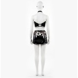 Rivals Urban Predator Women Black Cosplay Costume Halloween Carnival Outfit