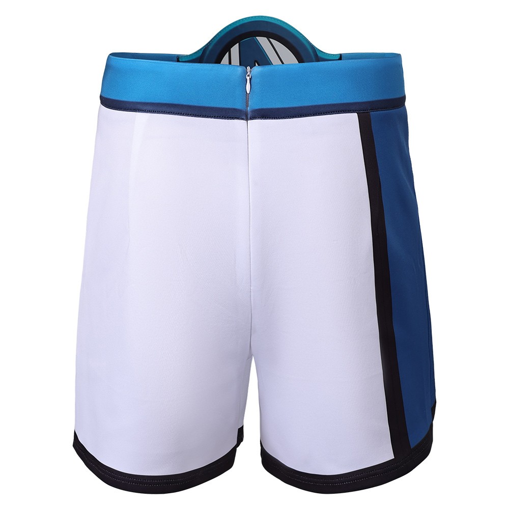 Rivals The Thing Men Blue Pants Cosplay Costume Halloween Carnival Outfit