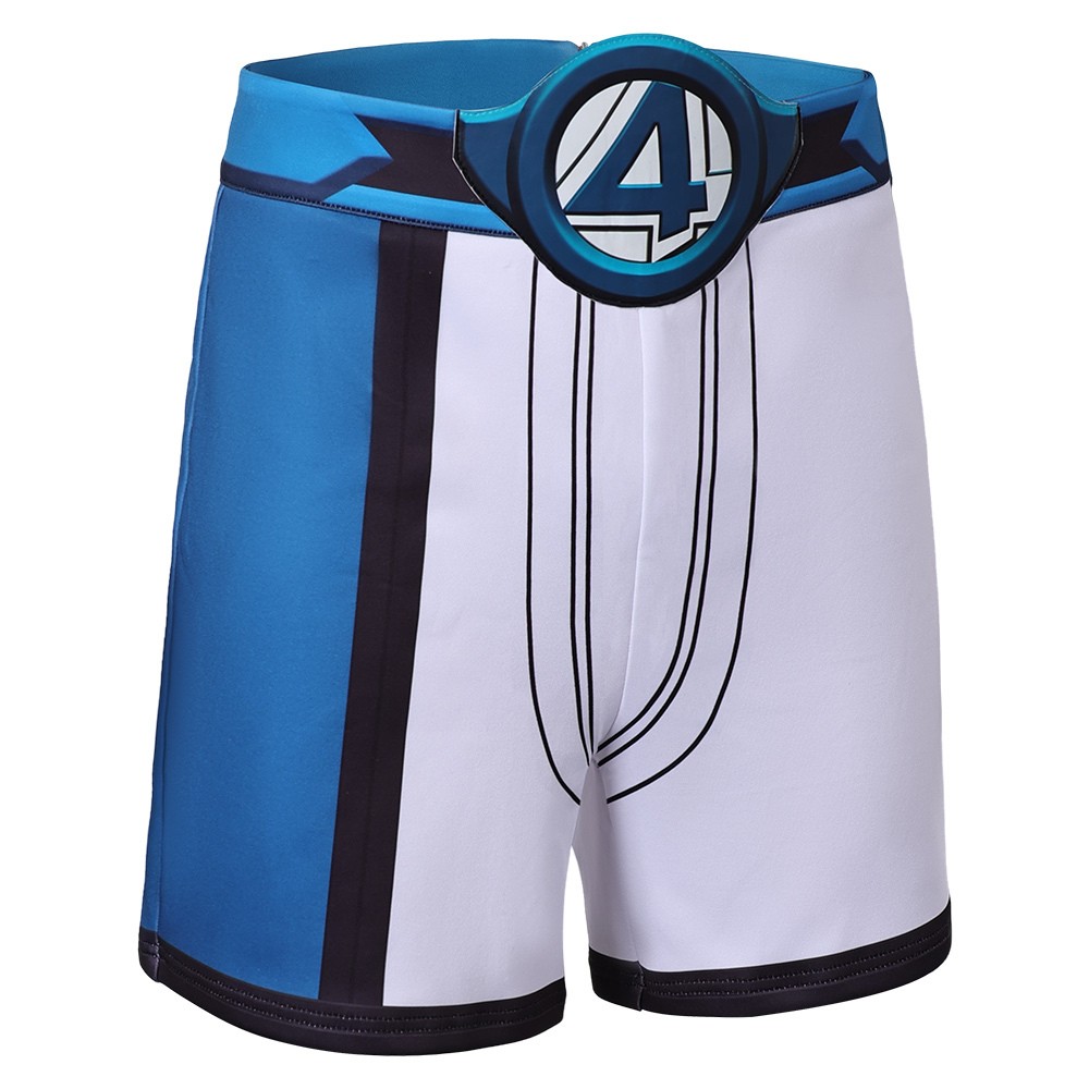 Rivals The Thing Men Blue Pants Cosplay Costume Halloween Carnival Outfit