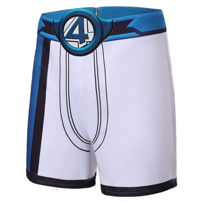 Rivals The Thing Men Blue Pants Cosplay Costume Halloween Carnival Outfit