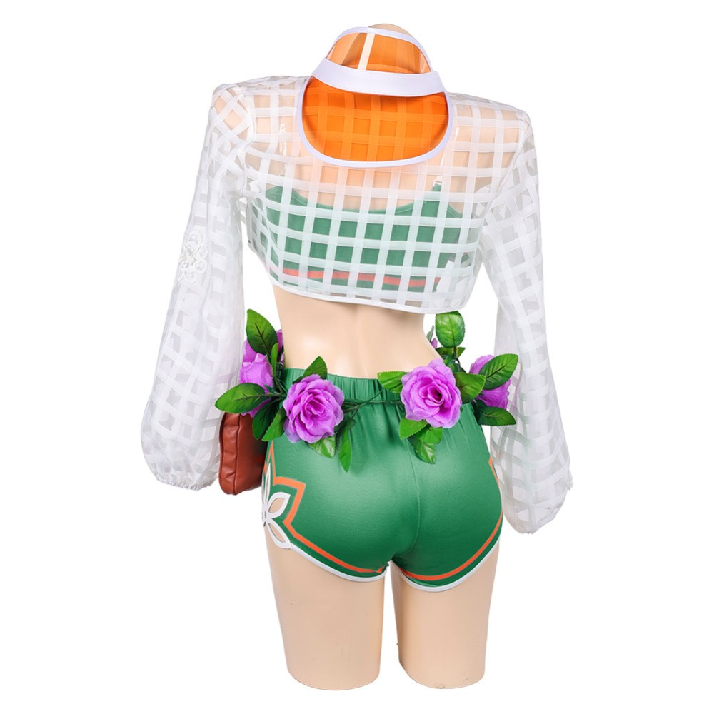Rivals Squirrel Girl Doreen Green Sunshine Squirrel Party Costume de Cosplay Halloween Carnaval
