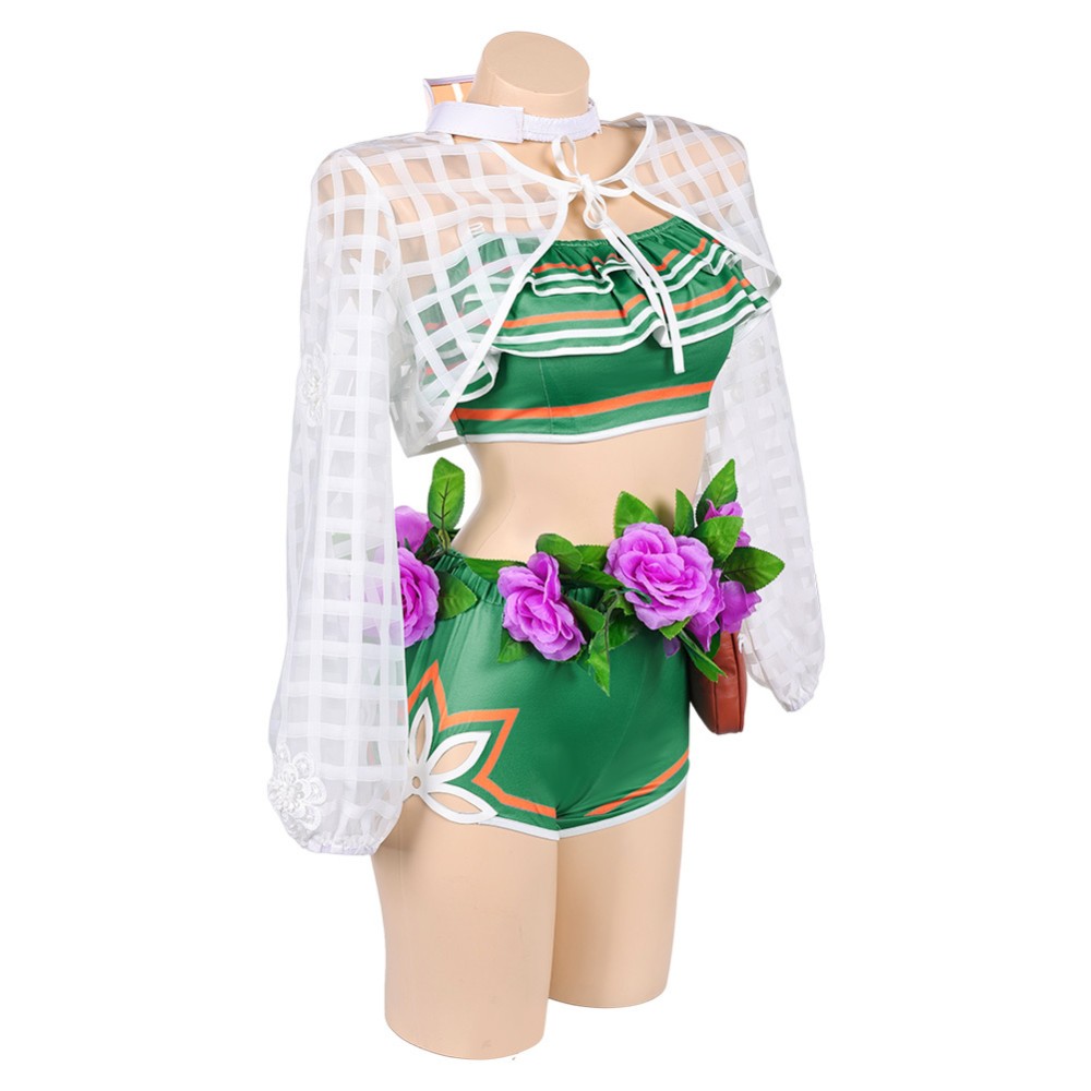 Rivals Squirrel Girl Doreen Green Sunshine Squirrel Party Costume de Cosplay Halloween Carnaval