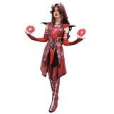 Rivals Scarlet Witch Red Cosplay Costume Halloween Carnival Outfit
