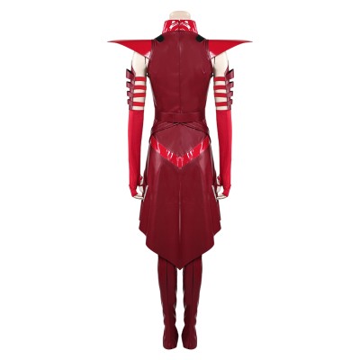 Rivals Scarlet Witch Red Cosplay Costume Halloween Carnival Outfit