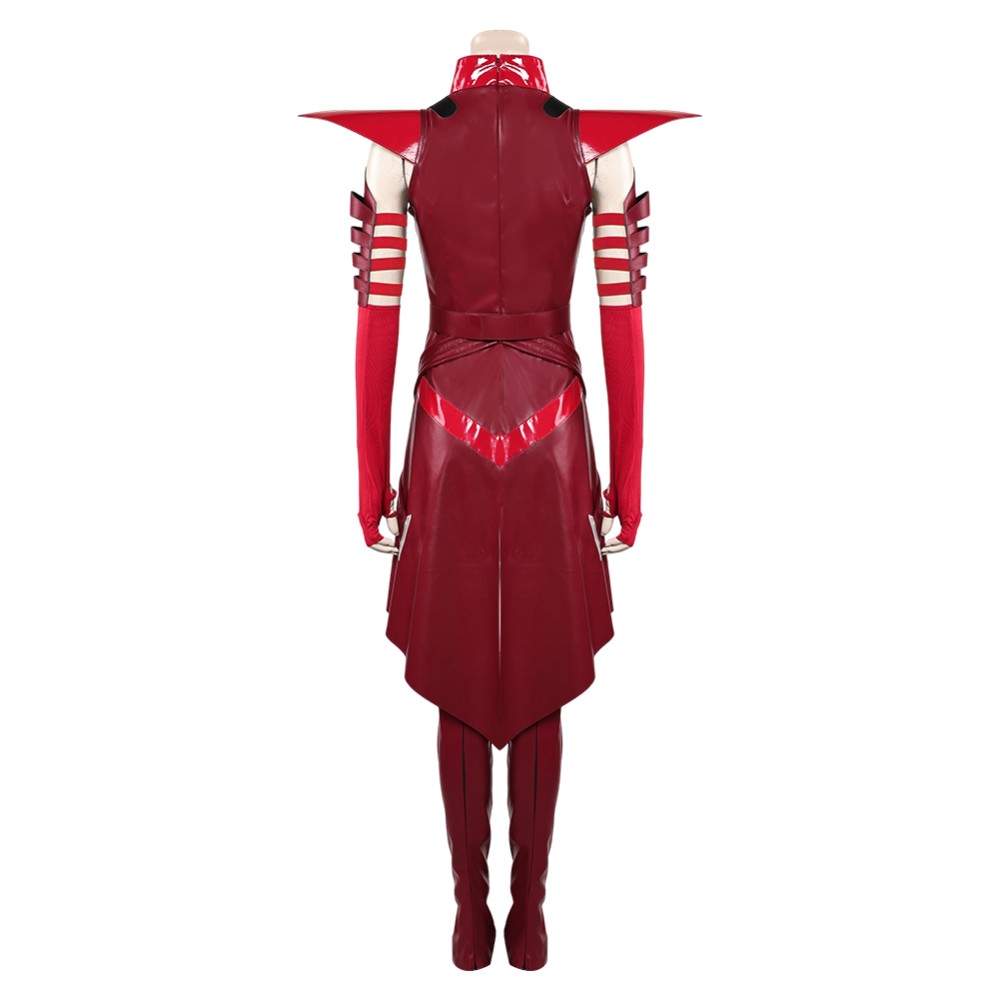 Rivals Scarlet Witch Red Cosplay Costume Halloween Carnival Outfit